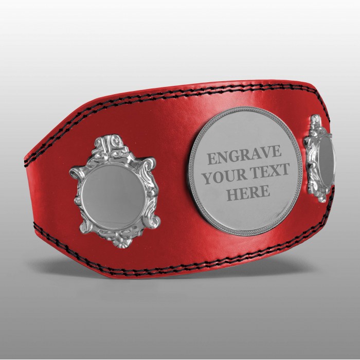 ENGRAVED TITLE BELTS - BUD003/S/ENGRAVES - AVAILABLE IN 4 COLOURS